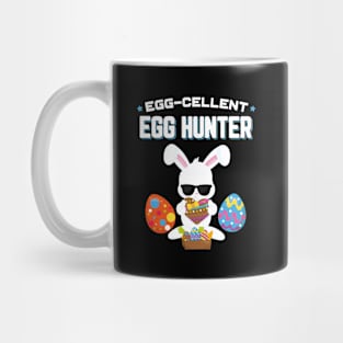 Egg−cellent Egg Hunter Funny Easter Mug